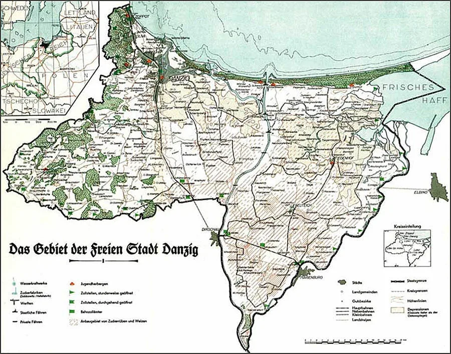Gebiet der freien Stadt Danzig