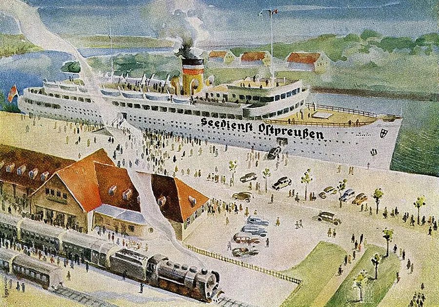 Vom Schiff auf den Ball