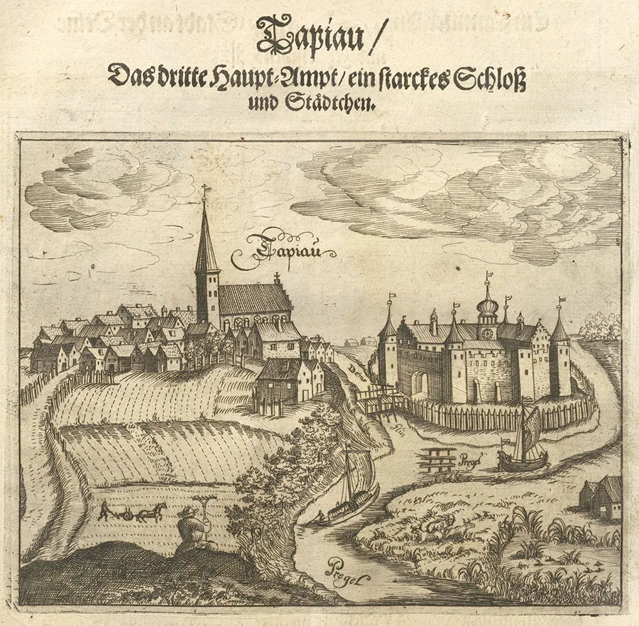 Тапиау. Гравюра Кристофа Харткноха, XVII в.