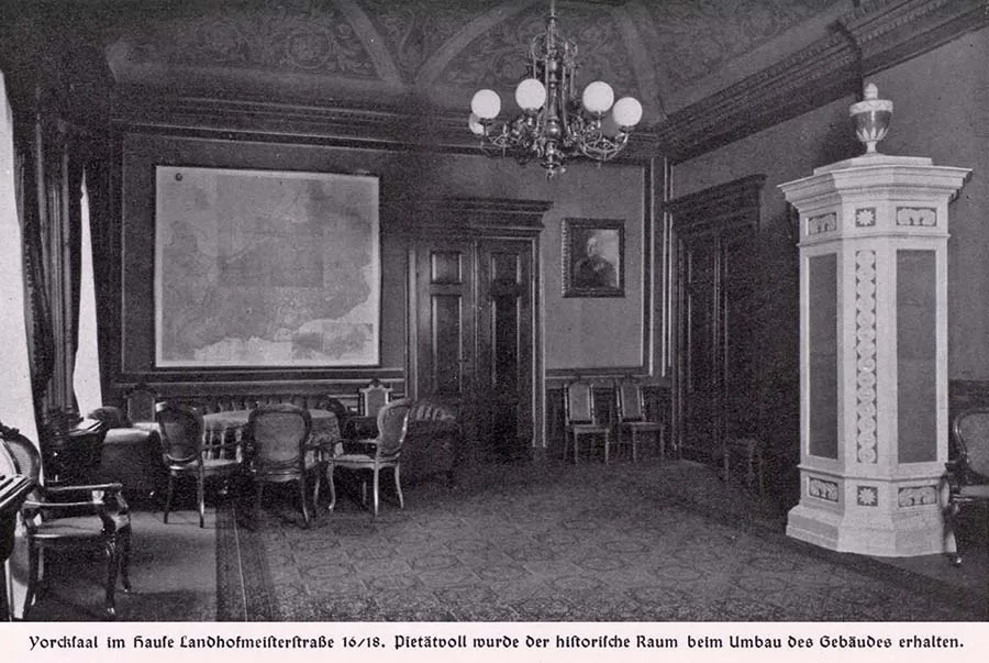 Der Saal, in dem Yorck sprach