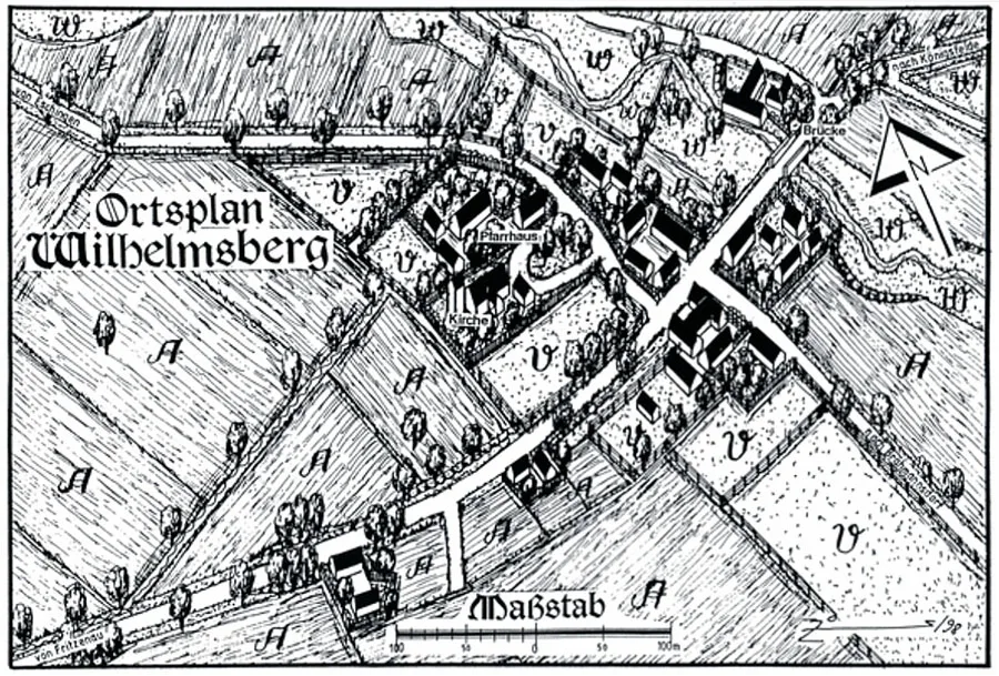 Plan von Wilhelmsberg