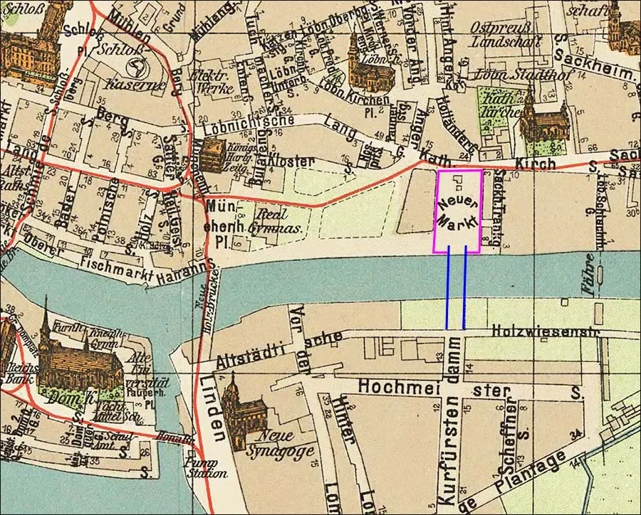 Neuer Markt auf dem Stadtplan