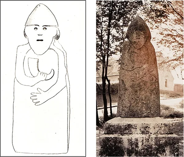 “Bartel” in a 19th-century drawing and in a photo by Carl Engel from the 1930s
