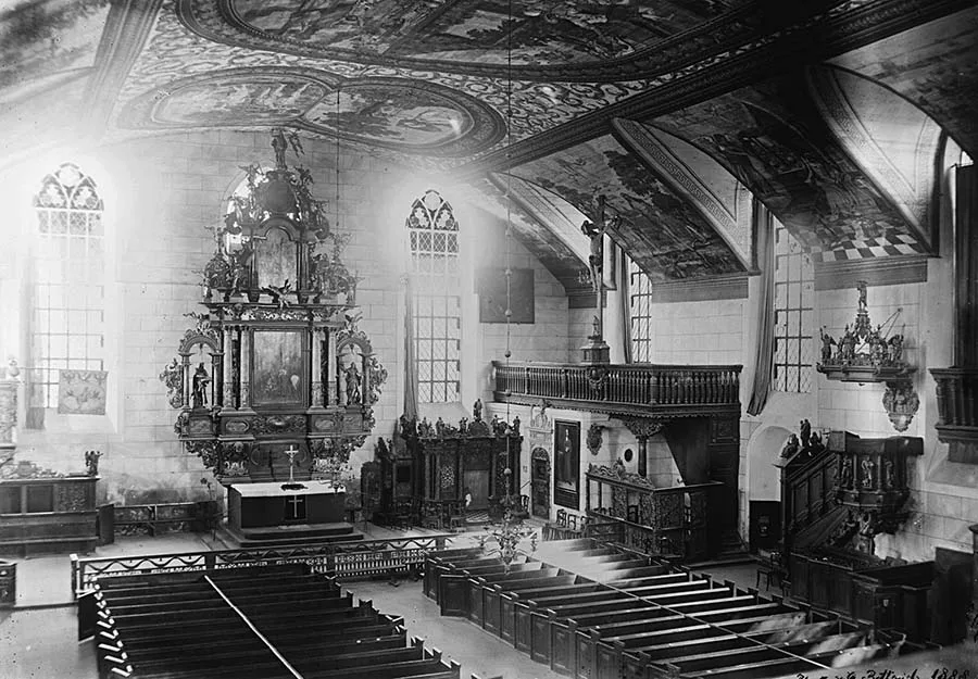 Schiff der Neuroßgärter Kirche