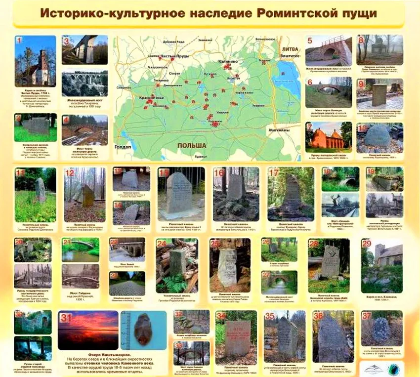 Карта достопримечательностей у музея
